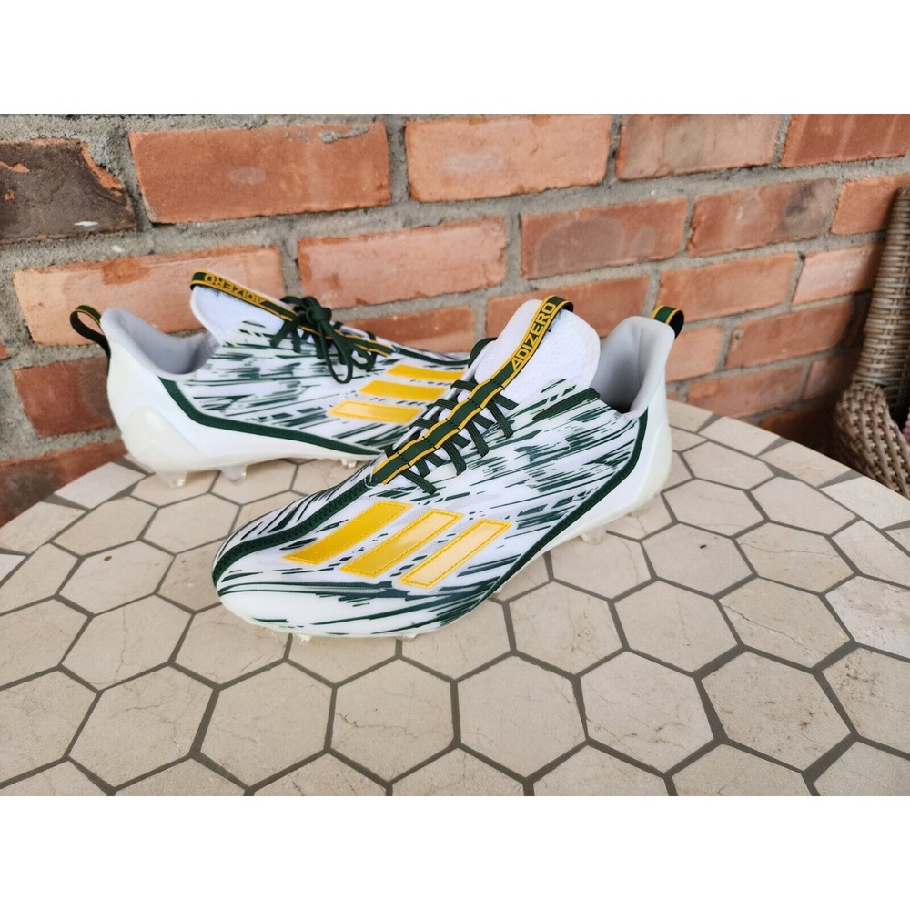 Adidas Adizero Primeknit Oregon Ducks Greenbay Packers Football Cleats Size 13 - Picture 3 of 11